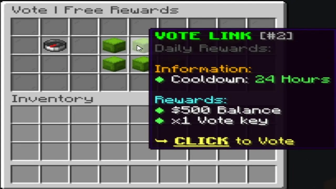 Vote Gui - Deluxemenu Config